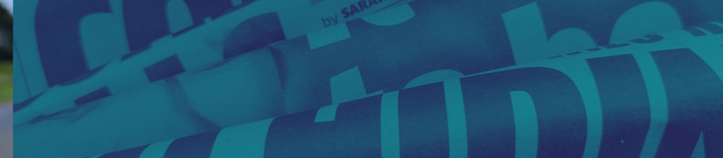 Newspaper front pages collage.